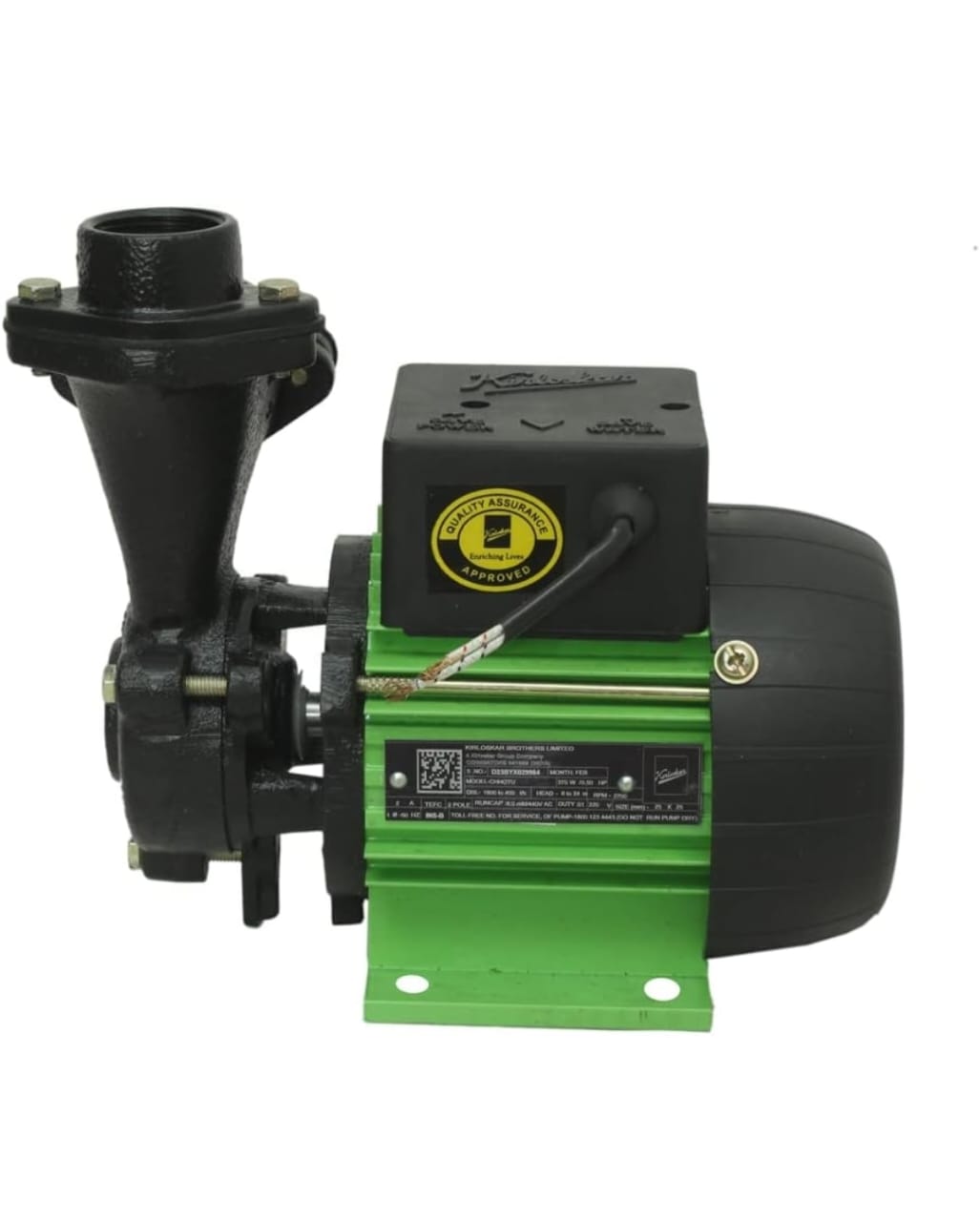 Kirloskar Chotu 0.5 HP Domestic Water Motor Pump |water pump 0.5hp| Pure Copper Winding | 1 year warranty