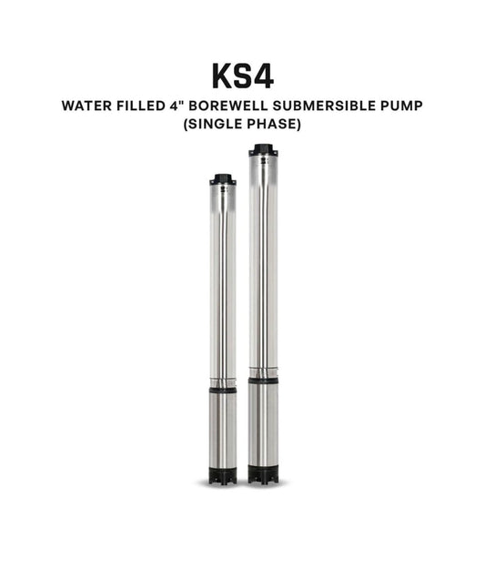 Borewell Submersible Pump, KS4H-3009, 3 HP, Single Phase, 220 Volts, Size 65mm