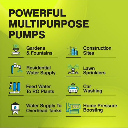 Kirloskar Brothers JALRAAJ-I ULTRA 1 Hp Water Pressure-Boosting 24-litre Tank with Accessories (NRV/Pressure/Switch/Pressure Gauge/5-Way Connector) Max Flow Up to 3300 with 12-Month Warranty