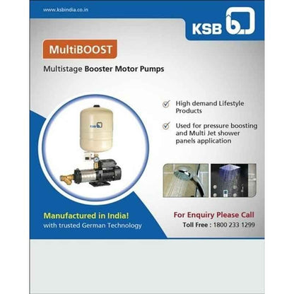 KSB KHM 404 1HP Single Phase Multiboost Pressure Pump with 24L Tank