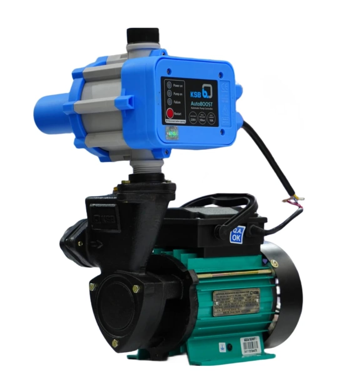 KSB PRESSURE PUMP 1 HP SUNNY I WITH AUTO BOOST CONTROLLER Centrifugal Water Pump (1 hp
